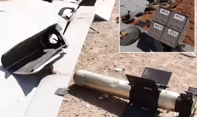 İran, İsrail'e ait Hermes 900'ü 8 füzeyle imha etti