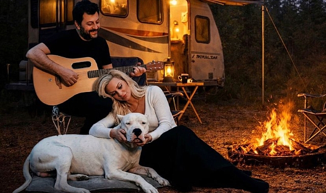 Kemençe eşliğinde düet.